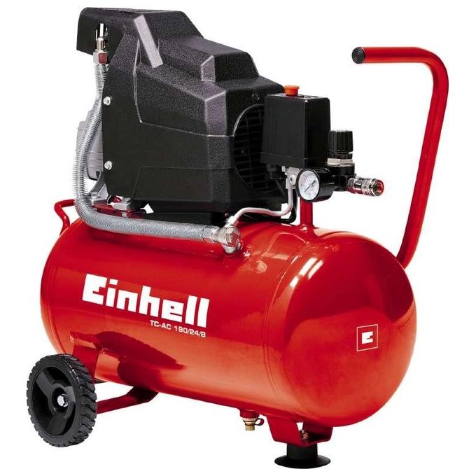 Einhell TC-AC 190-24-8 Compressore ad aria 1500 W 8 bar 24 L 165 l-min colore Nero Rosso