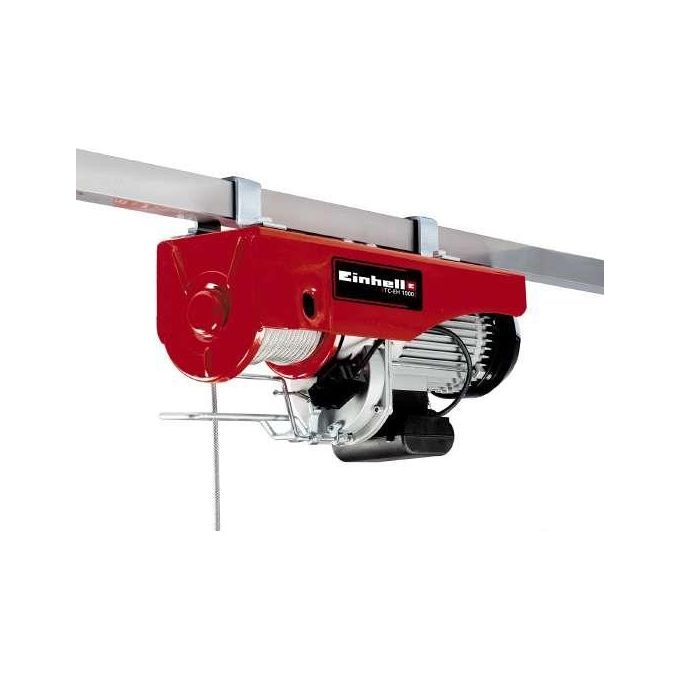 Einhell TC-EH 1000 Paranco Elettrico portata 999 Kg 1600 W cavo 18 m freno automatico finecorsa