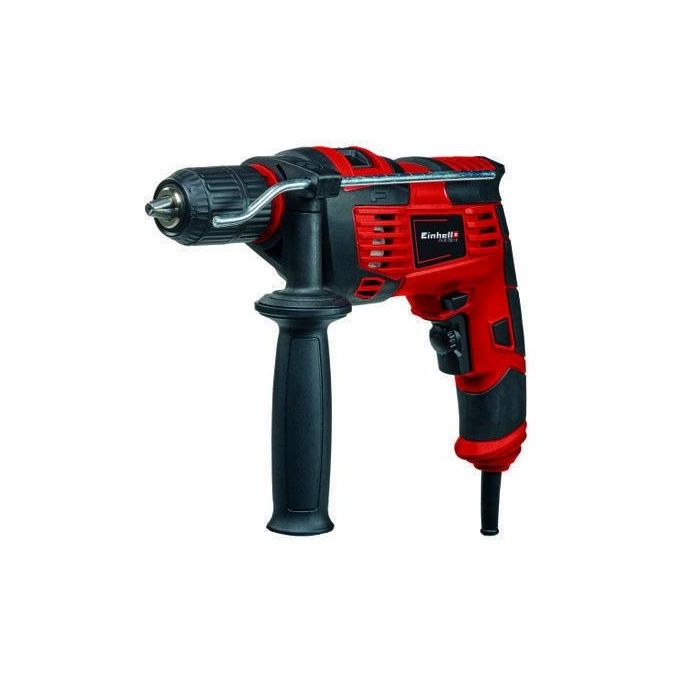 Einhell TC-ID 720-1 E KIT Trapano a Percussione 720W Mandrino 13mm 2800 rpm colore Nero Rosso
