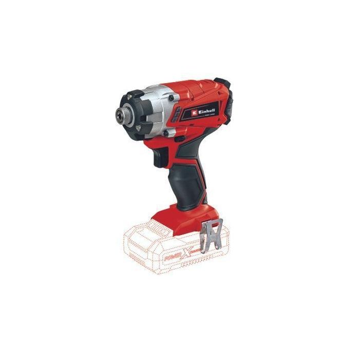 Einhell TE-CI 18-1 LI-SOLO Avvitatore a Impulsi a Batteria 18V 140 Nm 2300 rpm Power X-Change colore Nero Rosso