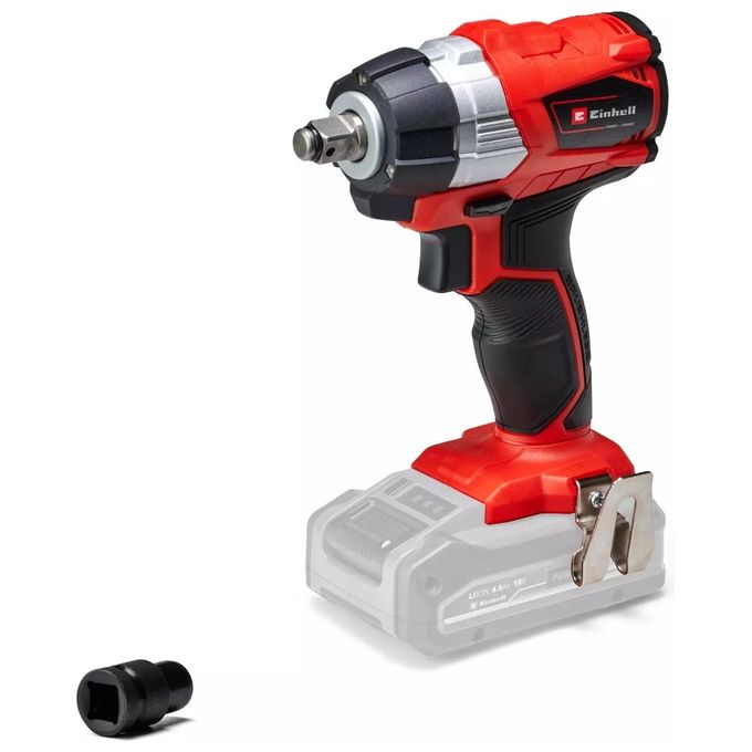 Einhell TE-CW 18LI Avvitatore a Impulsi a Batteria 18V 215 Nm 2900 rpm 1-2'' Brushless Power X-Change colore Nero Rosso