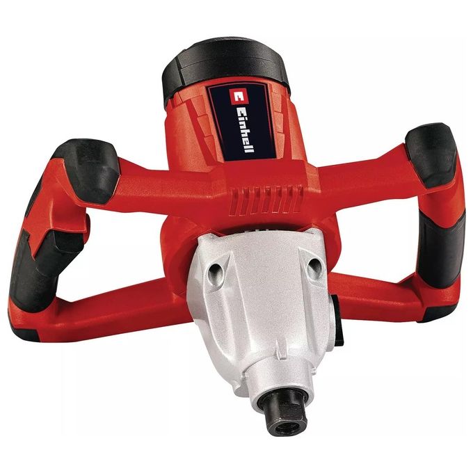 Einhell TE-MX 1600-2 CE Miscelatore Elettrico 1600W 2 Marce Soft Start Attacco M14 colore Rosso