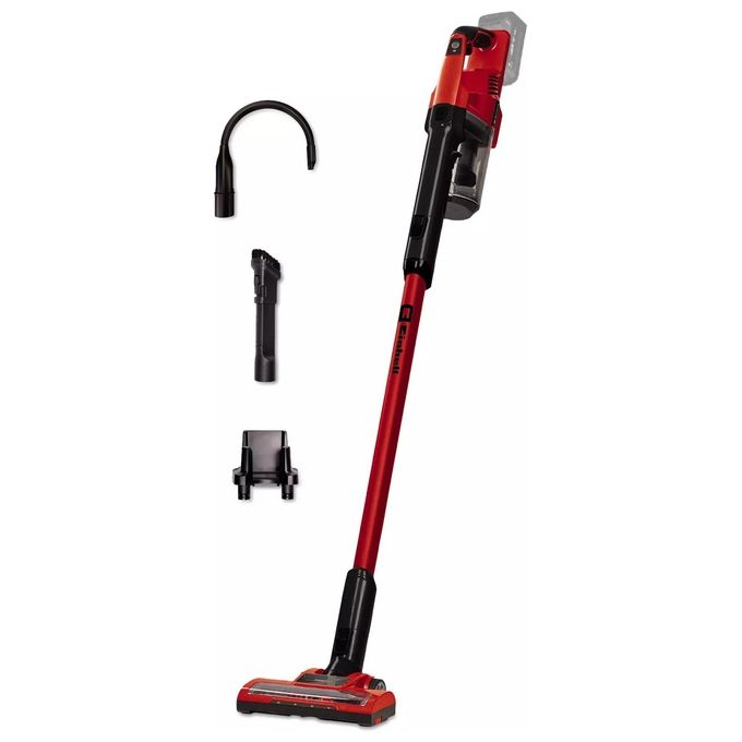 Einhell TE-SV 18 LI-SOLO Aspirapolvere a bastone 2 in 1 Senza sacchetto 0,6 L 18 V modalita' ECO BOOST colore Nero Rosso Einhell TE-SV 18 LI-SOLO Aspirapolvere a bastone 2 in 1 Senza sacchetto 0,6 L 18 V modalita' ECO BOOST colore Nero Rosso