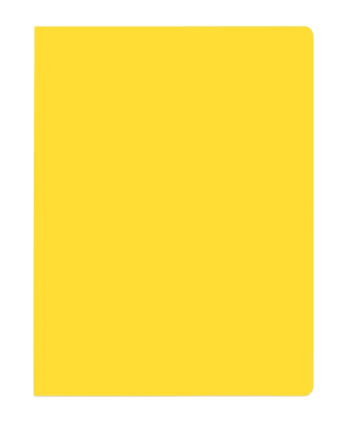 Elba Gio Confezione da 50 sottocartelle in cartone 230 g/m² - Formato A4 - Con fessura per fermaglio - Giallo brillante