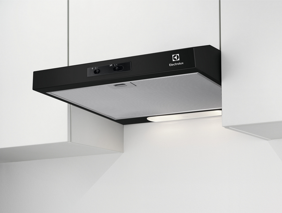 Electrolux - Cappuccio Visiera 60cm 272m3/h Nero - Efu216k Electrolux - Cappuccio Visiera 60cm 272m3/h Nero - Efu216k