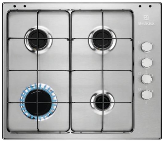 Electrolux - Egs6404sx Acciaio Inossidabile Da Incasso 60 Cm Gas 4 Fornello(i)