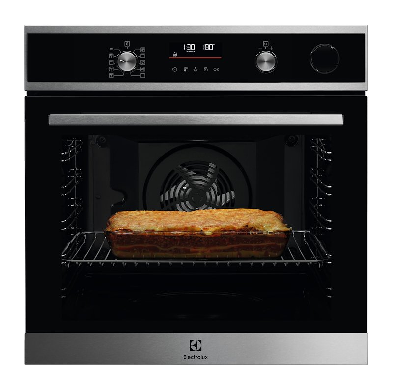 ELECTROLUX EOC6H77X FORNO INCASSO Capacità 72 l, dimensoni: L 59,4 cm - A 58,9 P 56,9 cm, Nero, classe A+