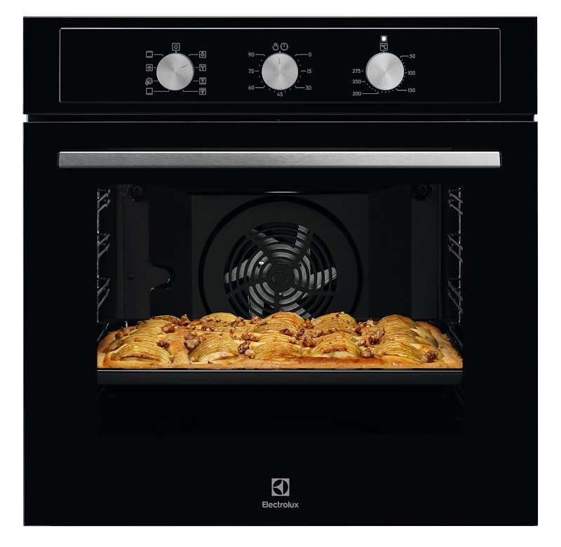 ELECTROLUX EOH2H04K FORNO INCASSO Capacità 72 l, dimensoni: L 59,4 cm - A 58,9 P 56,9 cm, Nero, classe A+