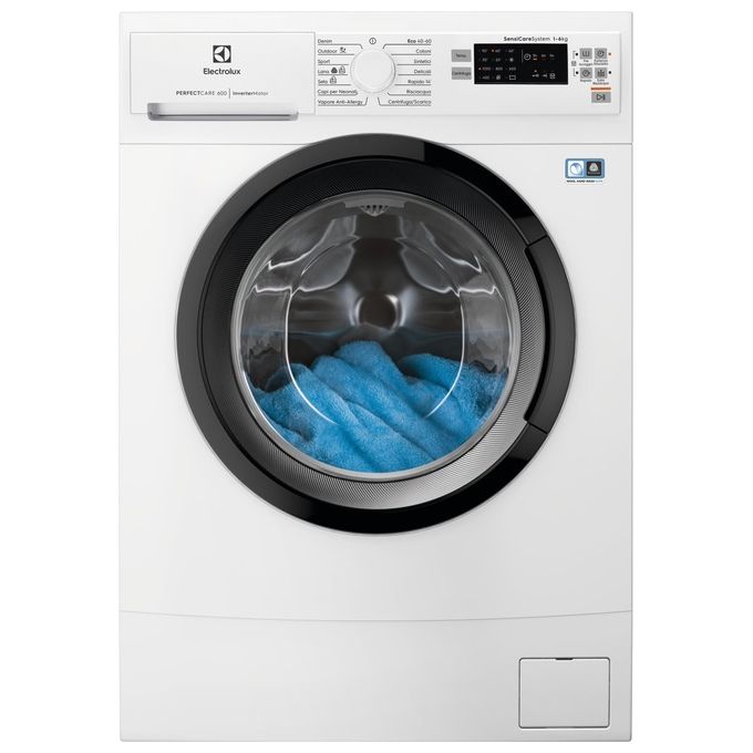 Electrolux EW6S560I PerfectCare 600 Lavatrice Frontale Slim 6 Kg 1000 rpm Classe C SensiCare Motore Inverter (84x59x41 cm) colore Bianco