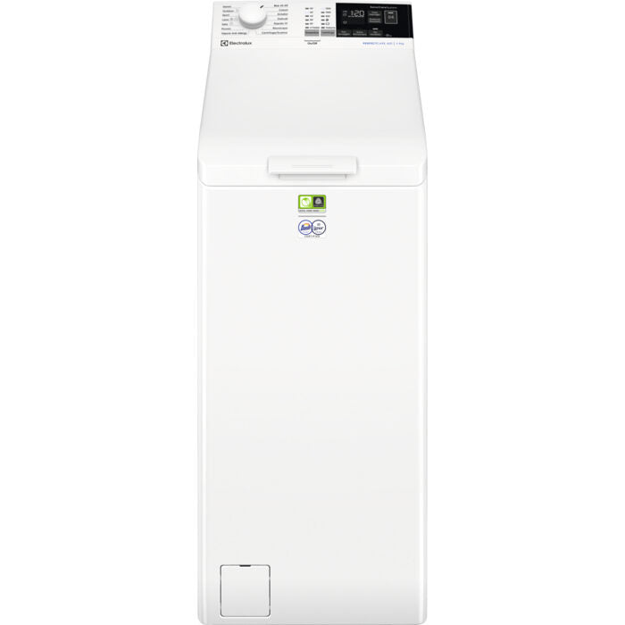 ELECTROLUX EW6T437A LAVATRICE CARICA ALTO, Caricamento dall'alto, 7 kg, 14 programmi, Profondità 60 cm, Giri 1251 rpm, Bianco, livello rumorosità centrifuga 79 dB(A), Classe A