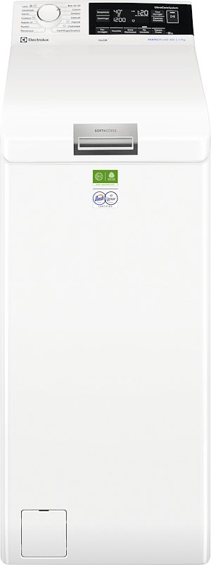 ELECTROLUX EW8T337A LAVATRICE, Caricamento dall'alto, 7 kg, 14 programmi, Profondità 60 cm, Giri 1300 rpm, Bianco, livello rumorosità centrifuga 79 dB(A), Classe A