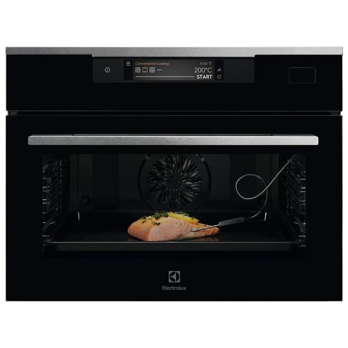 Electrolux KVBAS21WX Forno multifunzione compatto da Incasso SteamBoost Vapore 100% 22 funzioni Classe energetica A++ Inox Electrolux KVBAS21WX Forno multifunzione compatto da Incasso SteamBoost Vapore 100% 22 funzioni Classe energetica A++ Inox