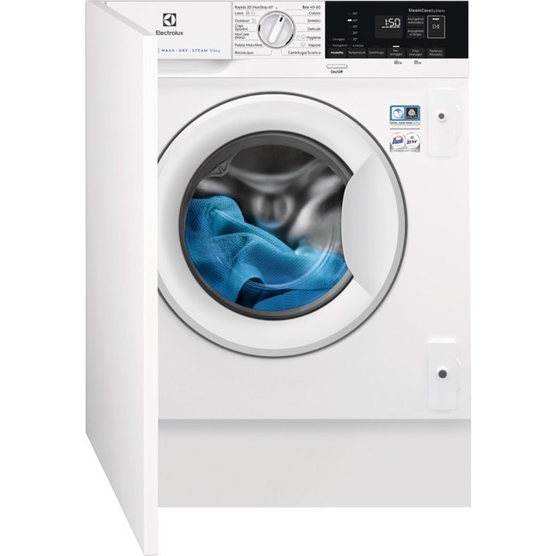 Electrolux Lavasciuga Incasso Ew7w674bi Bianco Electrolux Lavasciuga Incasso Ew7w674bi Bianco