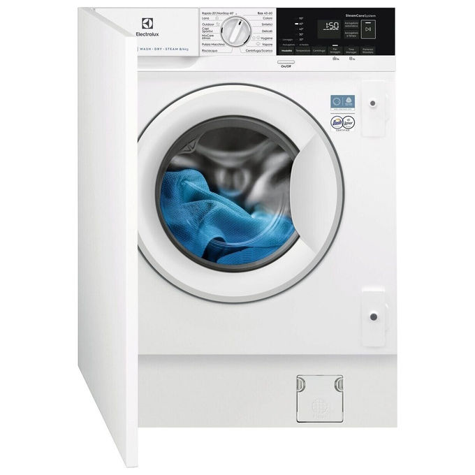 Electrolux Lavatrice Incasso Wd 7+4 Kg Classe D/b 1600 Giri Made In Italy Ew7w84bdbi. Tipo Di Carica: Caricamento Frontale, Posizionamento Dell'apparecchio: Da Incasso, Colore Del Prodotto: Bianco....