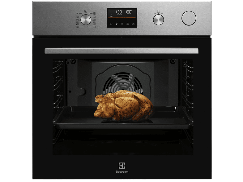 ELECTROLUX LOP4S46TX FORNO INCASSO Capacità 72 l, dimensoni: L 59,4 cm - A P 56,9 cm, Inox, classe A++