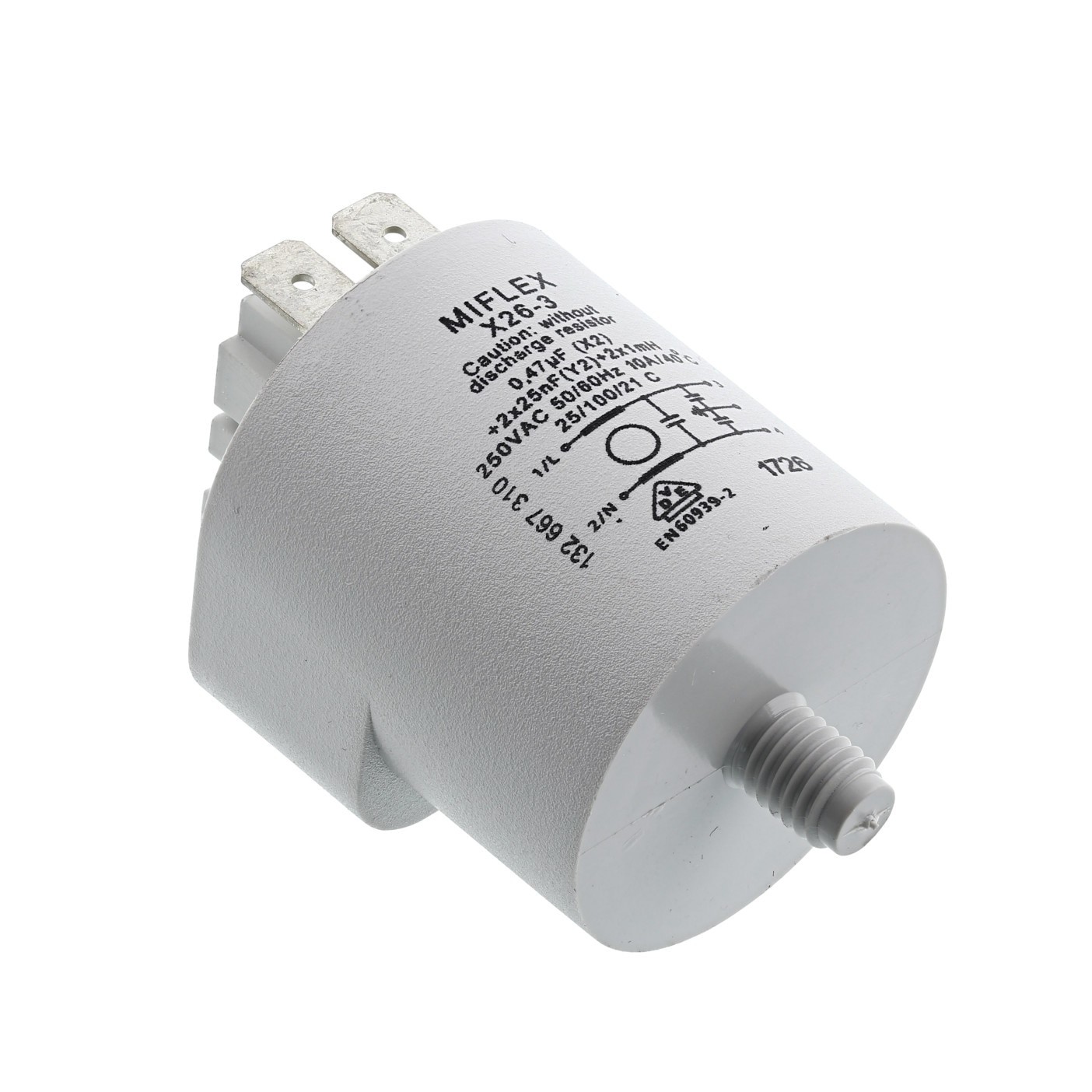 Electrolux - Ontstoringscondensator - 10a - 3792740007 - 7321421251615