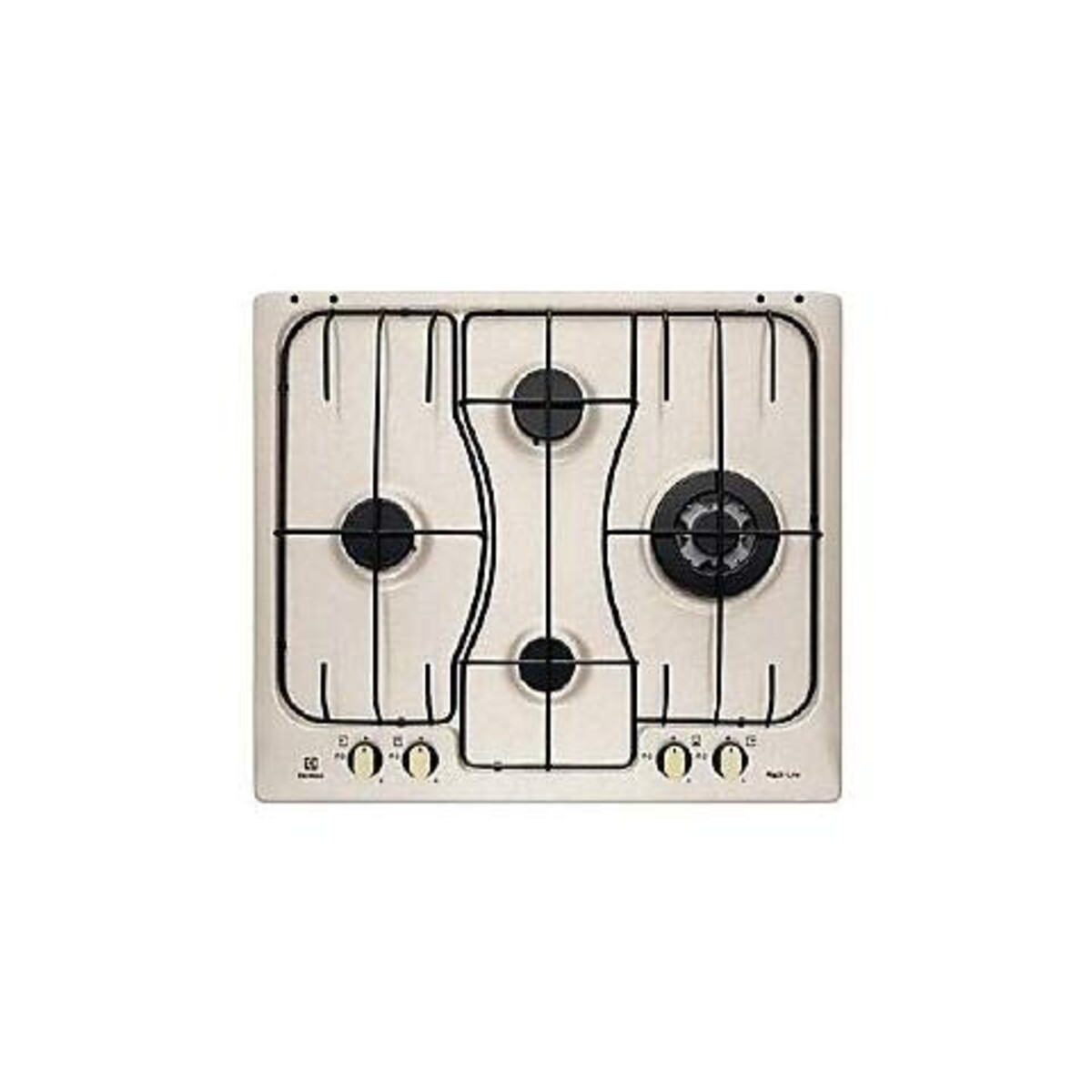 Electrolux - Rgg6243lon Piano Cottura A Gas Rustico Tripla Corona Sabbia 60 Cm