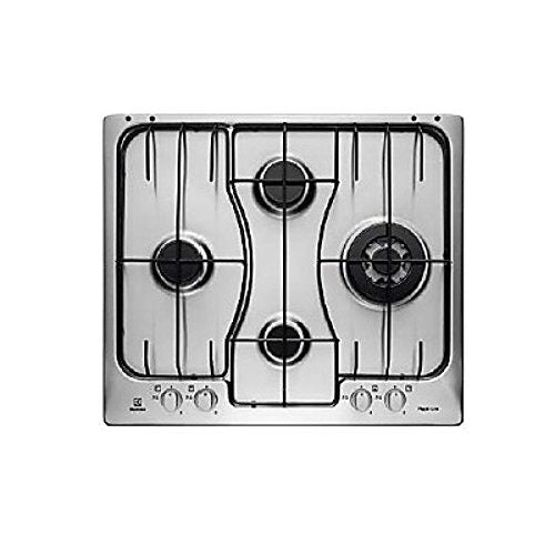 ELECTROLUX RGG6243LOX PIANO COTTURA GAS, 4 zone di cottura, dimensioni: L 59,4 cm, P 51 piano in Acciaio inossidabile, Inox Antimpronta