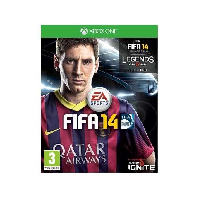 Electronic Arts 1004181 FIFA 14 Videogioco Sportivo Piattaforma Xbox One Genere Sportivo Data di Rilascio 27-09-2013 Lingua Italiano colore Nero