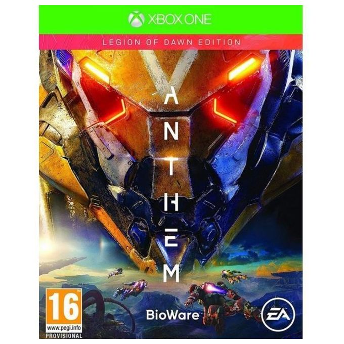 Electronic Arts 1071349 Anthem Legion Of Dawn Edition Videogioco RPG Xbox One Multigiocatore Online PEGI 16 colore Multilingua Electronic Arts 1071349 Anthem Legion Of Dawn Edition Videogioco RPG Xbox One Multigiocatore Online PEGI 16 colore Multilingua
