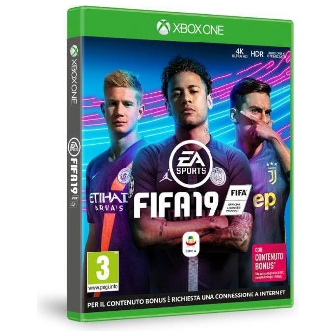 Electronic Arts XONE FIFA 19 Gioco Xbox One Sport UEFA Champions League FUT Supporto Fisico PEGI 3 Electronic Arts XONE FIFA 19 Gioco Xbox One Sport UEFA Champions League FUT Supporto Fisico PEGI 3