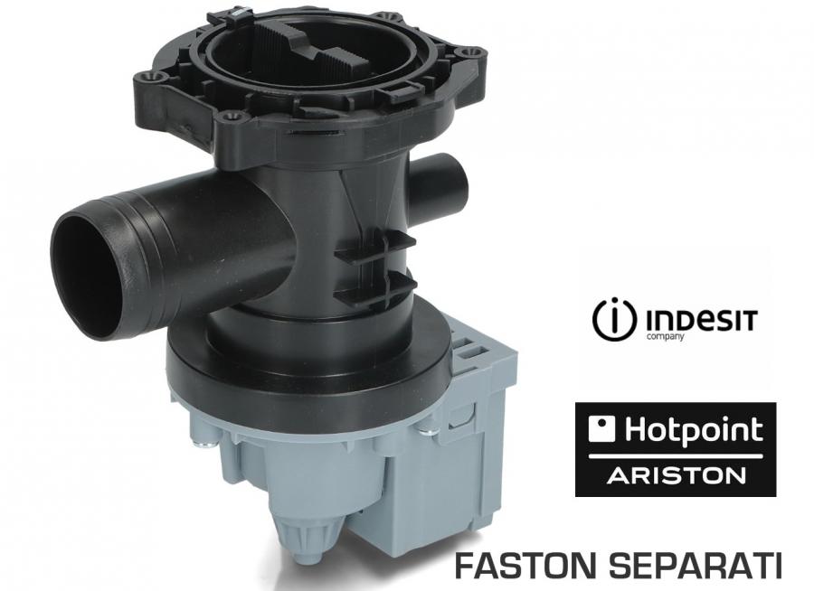 Elettro Pompa Con Filtro Scarico Acqua Lavatrice Ariston Indesit Vestel Elettro Pompa Con Filtro Scarico Acqua Lavatrice Ariston Indesit Vestel