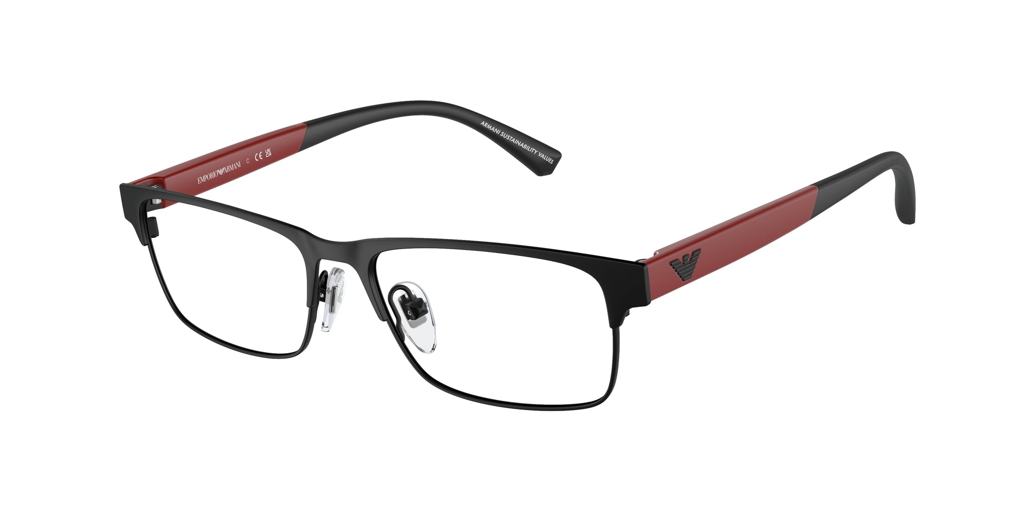 Emporio Armani Bambino Emporio Armani EK1001 3001 Montature da vista bambino Metallo Nero Trasparente Squadrata Normale Emporio Armani Bambino Emporio Armani EK1001 3001 Montature da vista bambino Metallo Nero Trasparente Squadrata Normale