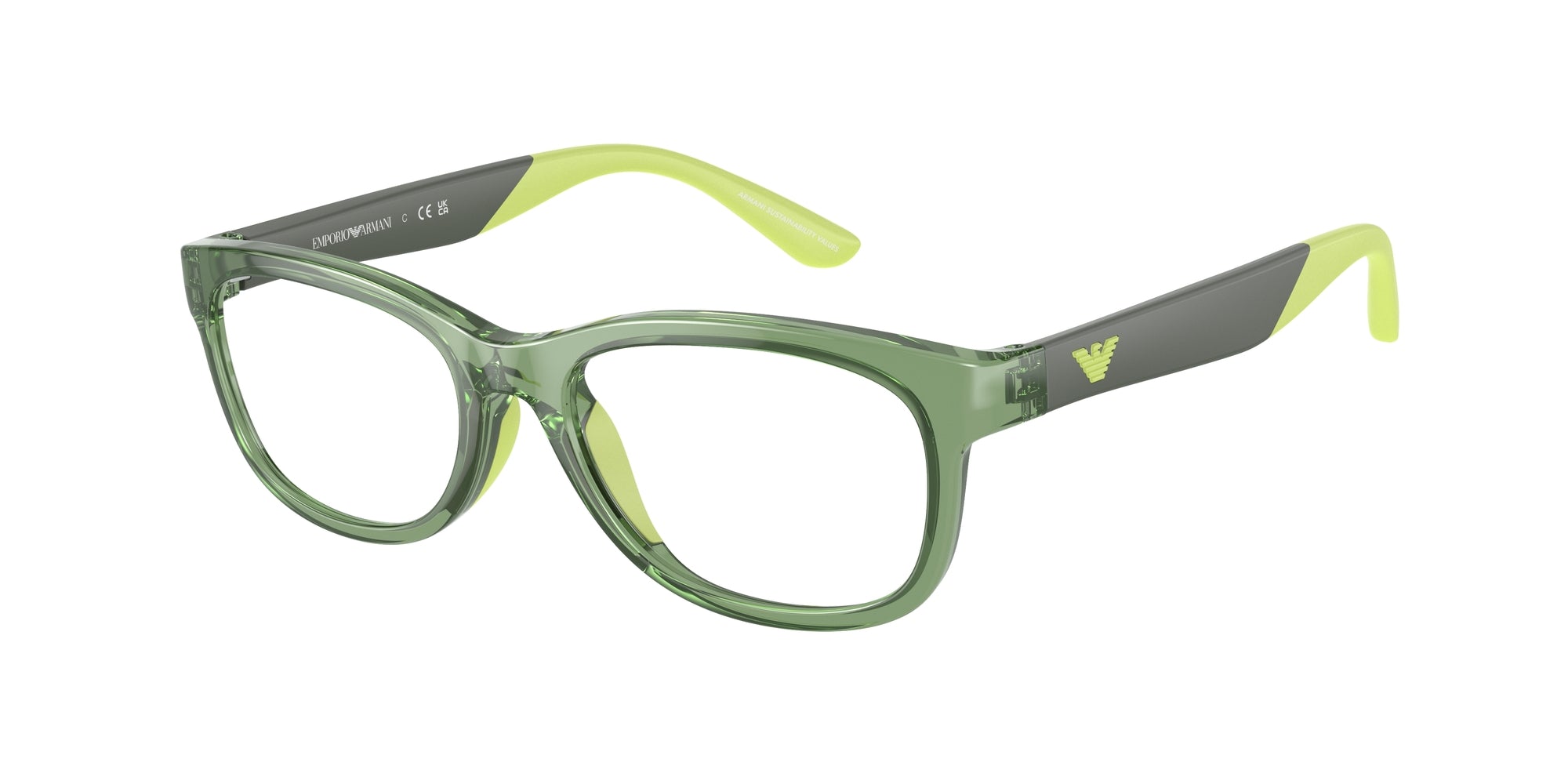 Emporio Armani Bambino Emporio Armani EK3001 5359 Montature da vista bambino Iniettato Verde Trasparente Pillow Normale Emporio Armani Bambino Emporio Armani EK3001 5359 Montature da vista bambino Iniettato Verde Trasparente Pillow Normale