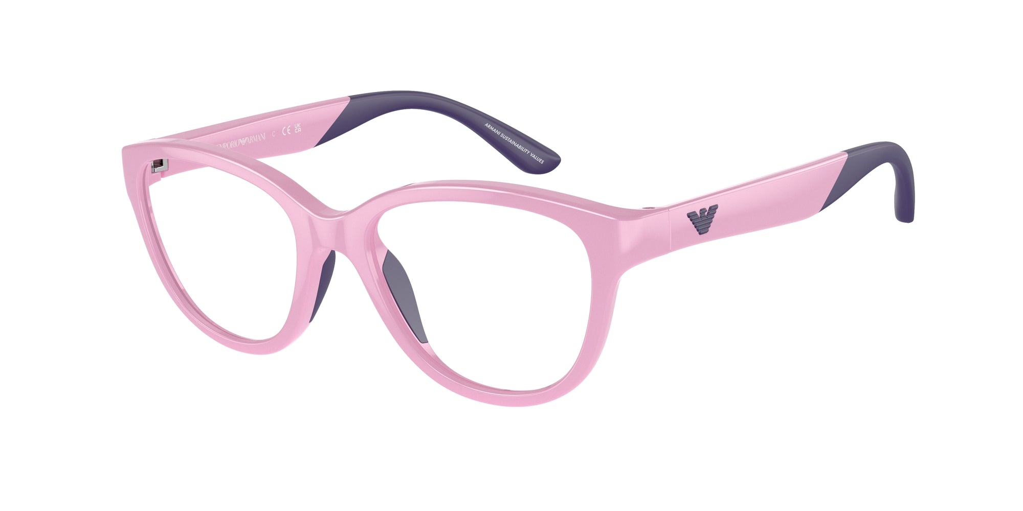Emporio Armani Bambino Emporio Armani EK3002 6016 Montature da vista bambino Iniettato Viola Cat Eye Normale Emporio Armani Bambino Emporio Armani EK3002 6016 Montature da vista bambino Iniettato Viola Cat Eye Normale