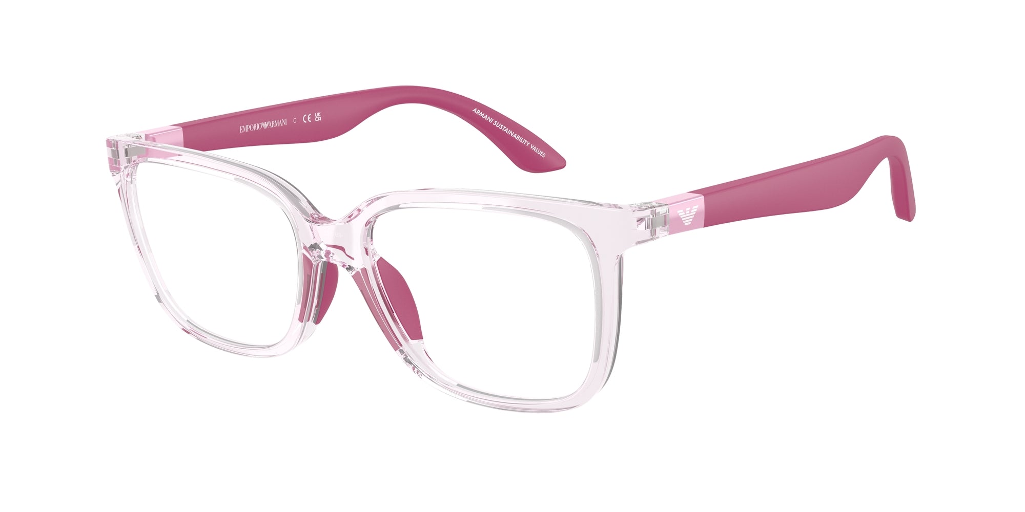 Emporio Armani Bambino Emporio Armani EK3006 6139 Montature da vista bambino Iniettato Rosa Pillow Normale Emporio Armani Bambino Emporio Armani EK3006 6139 Montature da vista bambino Iniettato Rosa Pillow Normale