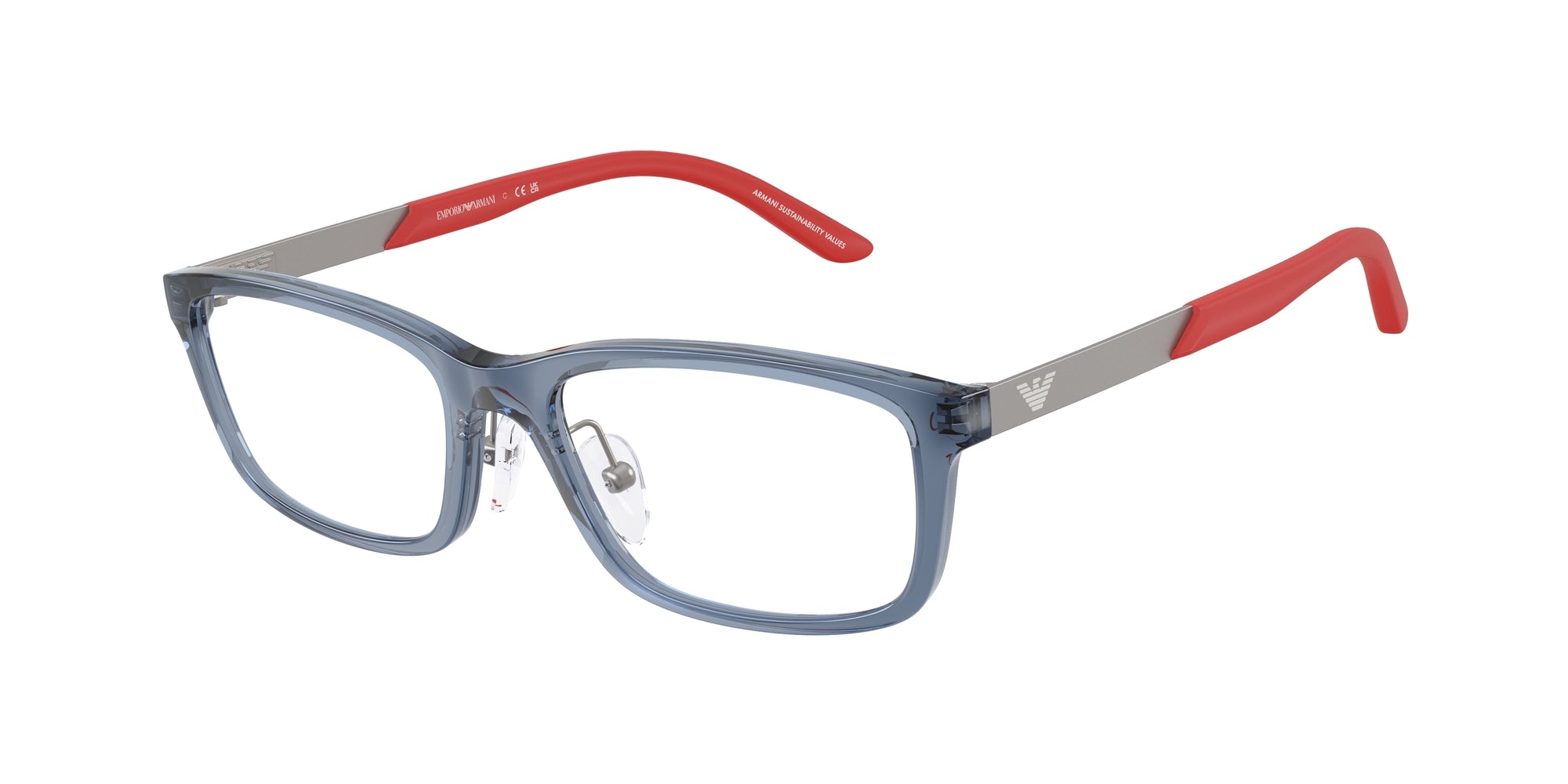 Emporio Armani Bambino Emporio Armani EK3009 6278 Montature da vista bambino Iniettato Blu Squadrata Normale Emporio Armani Bambino Emporio Armani EK3009 6278 Montature da vista bambino Iniettato Blu Squadrata Normale
