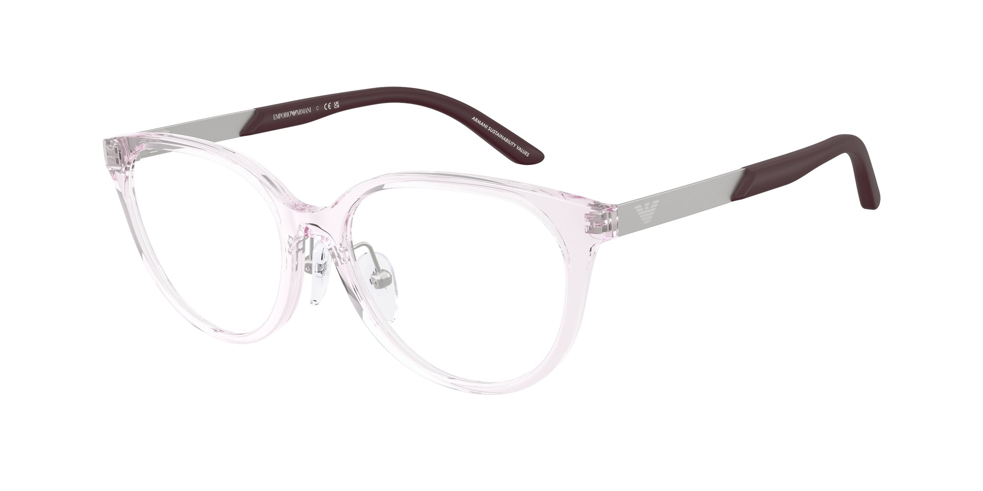 Emporio Armani Bambino Emporio Armani EK3010 6139 Montature da vista bambino Iniettato Rosa Cat Eye Normale Emporio Armani Bambino Emporio Armani EK3010 6139 Montature da vista bambino Iniettato Rosa Cat Eye Normale