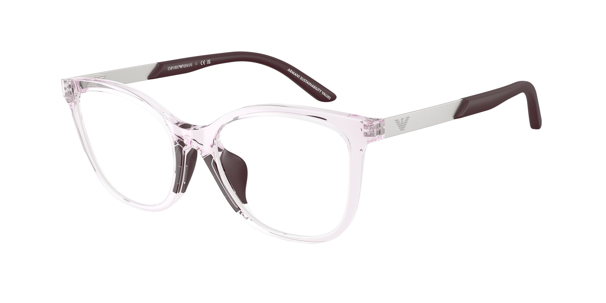 Emporio Armani Bambino Emporio Armani EK3011U 6139 Montature da vista bambino Iniettato Rosa Farfalla Normale Emporio Armani Bambino Emporio Armani EK3011U 6139 Montature da vista bambino Iniettato Rosa Farfalla Normale