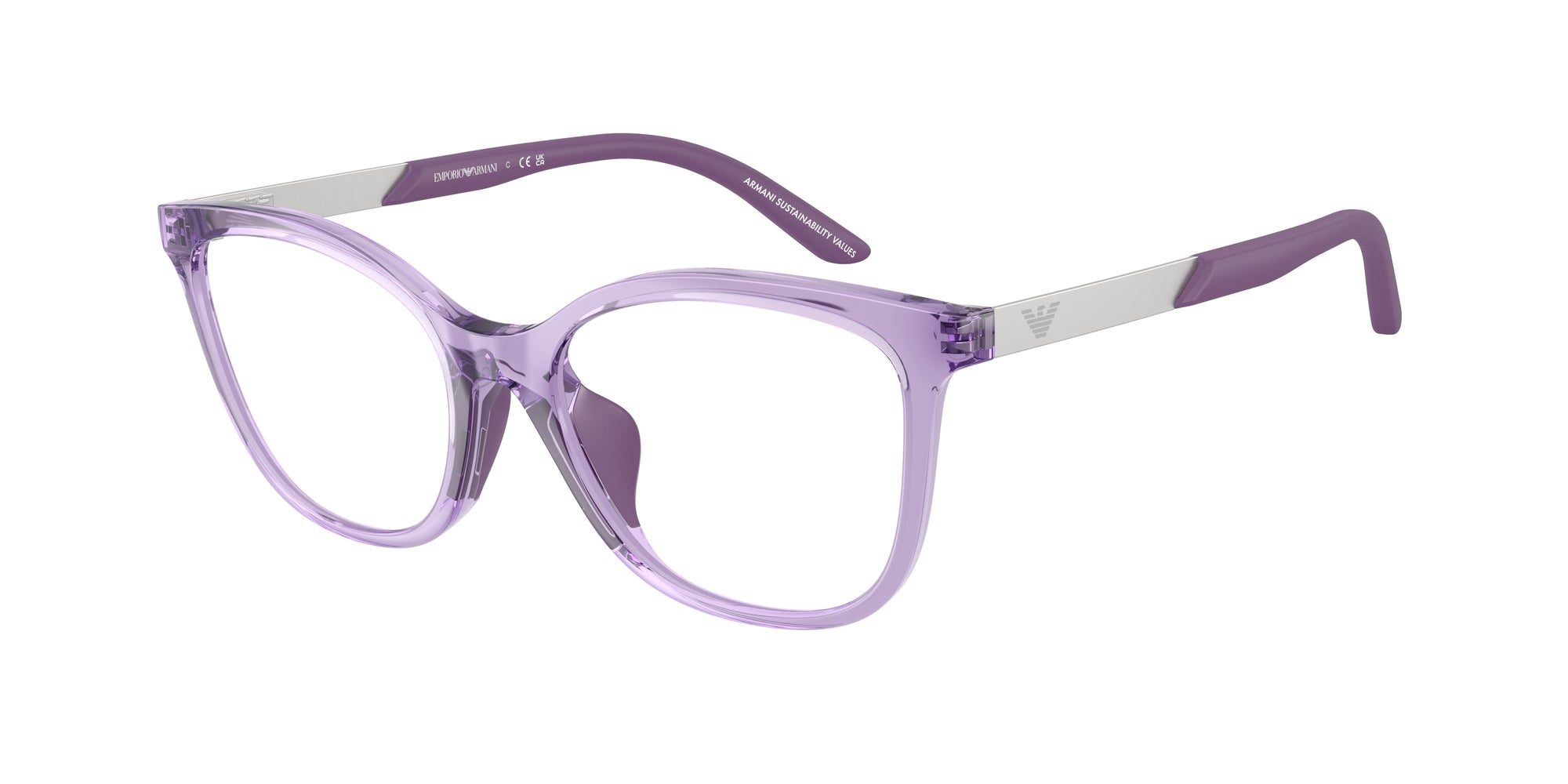 Emporio Armani Bambino Emporio Armani EK3011U 6280 Montature da vista bambino Iniettato Viola Farfalla Normale Emporio Armani Bambino Emporio Armani EK3011U 6280 Montature da vista bambino Iniettato Viola Farfalla Normale