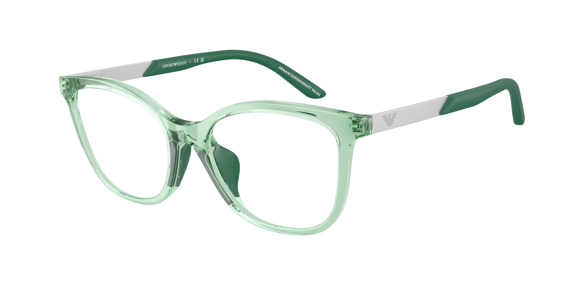 Emporio Armani Bambino Emporio Armani EK3011U 6281 Montature da vista bambino Iniettato Verde Farfalla Normale Emporio Armani Bambino Emporio Armani EK3011U 6281 Montature da vista bambino Iniettato Verde Farfalla Normale