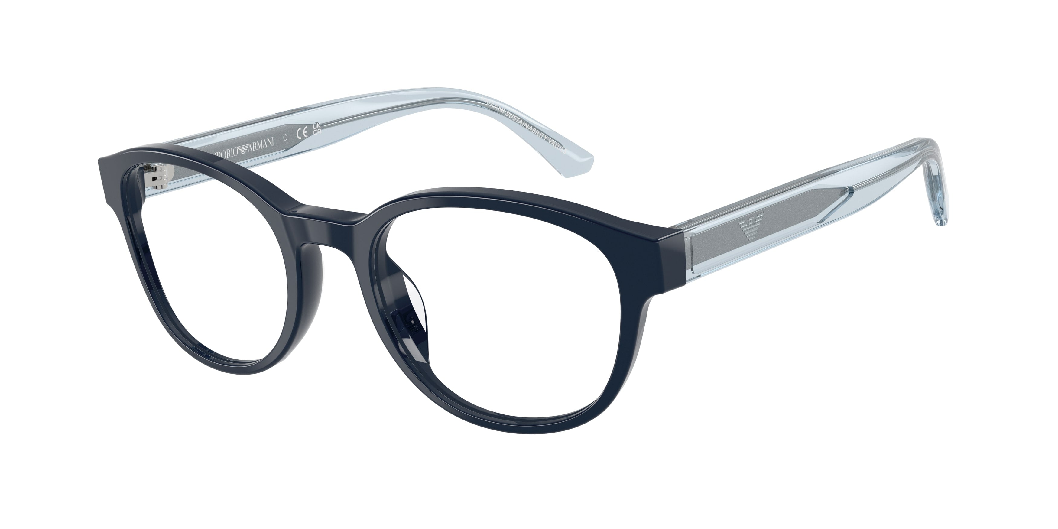 Emporio Armani Bambino Emporio Armani EK3012U 6382 Montature da vista bambino Acetato Blu Trasparente Pantos Normale Emporio Armani Bambino Emporio Armani EK3012U 6382 Montature da vista bambino Acetato Blu Trasparente Pantos Normale