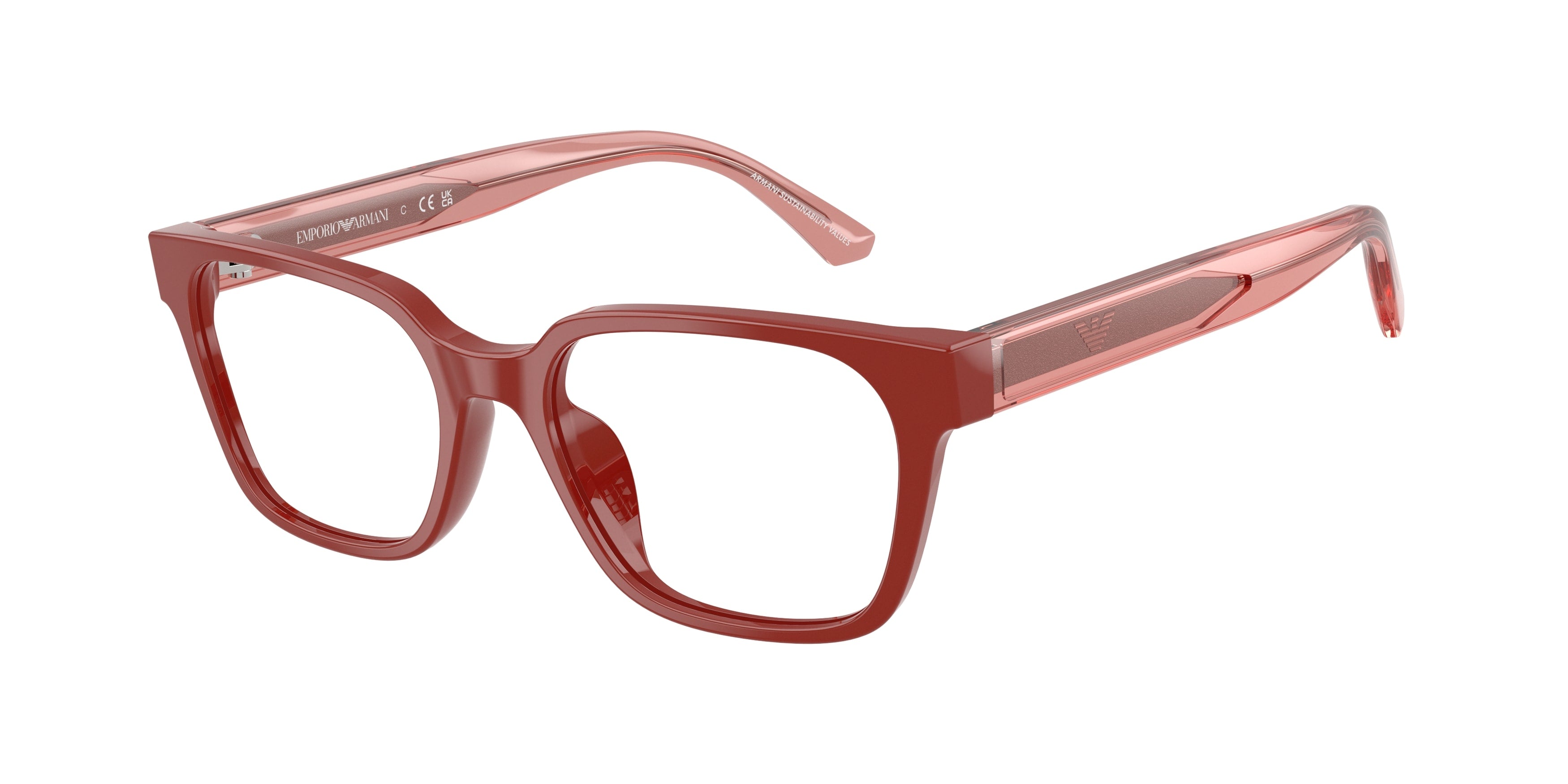 Emporio Armani Bambino Emporio Armani EK3013U 6385 Montature da vista bambino Acetato Rosso Trasparente Squadrata Normale Emporio Armani Bambino Emporio Armani EK3013U 6385 Montature da vista bambino Acetato Rosso Trasparente Squadrata Normale
