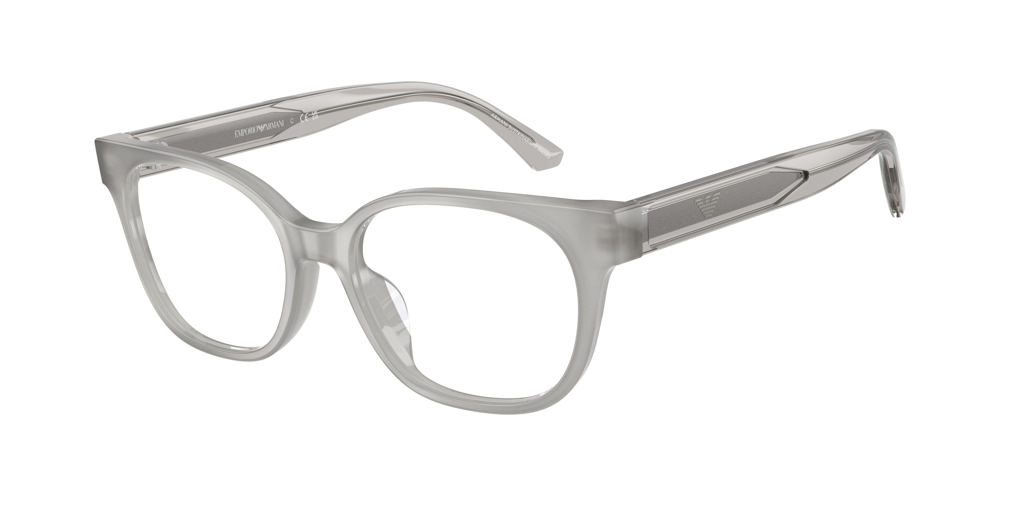 Emporio Armani Bambino Emporio Armani EK3014U 6386 Montature da vista bambino Acetato Grigio Trasparente Cat Eye Normale Emporio Armani Bambino Emporio Armani EK3014U 6386 Montature da vista bambino Acetato Grigio Trasparente Cat Eye Normale