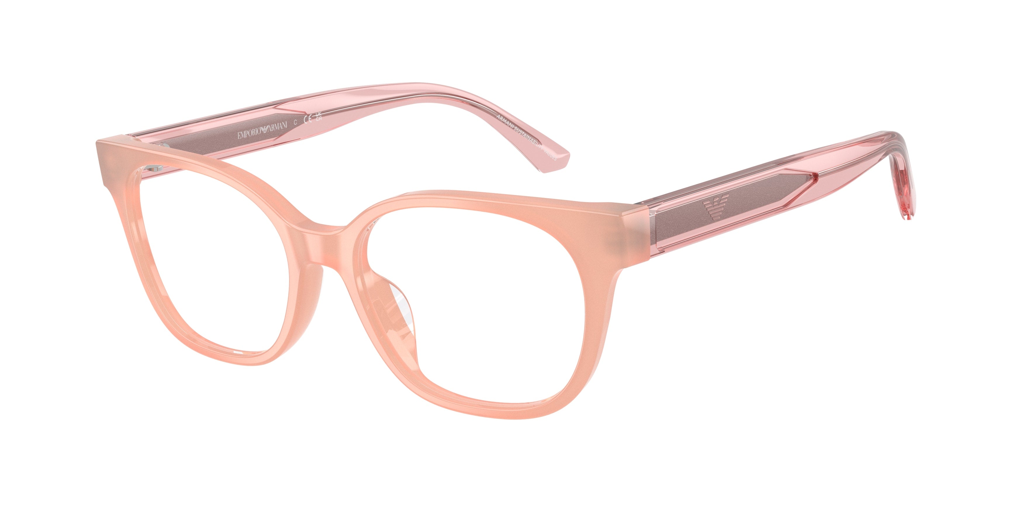 Emporio Armani Bambino Emporio Armani EK3014U 6387 Montature da vista bambino Acetato Rosa Trasparente Cat Eye Normale Emporio Armani Bambino Emporio Armani EK3014U 6387 Montature da vista bambino Acetato Rosa Trasparente Cat Eye Normale