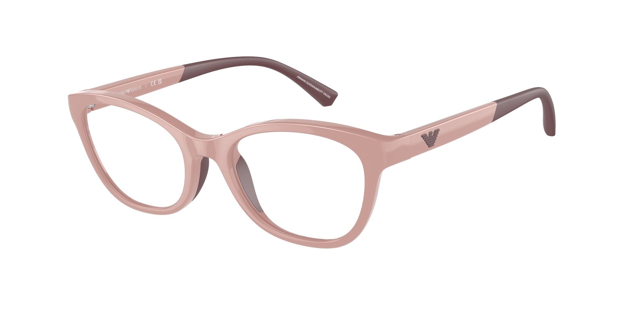 Emporio Armani Bambino Emporio Armani EK3204 5086 Montature da vista bambino Iniettato Rosa Trasparente Cat Eye Normale Emporio Armani Bambino Emporio Armani EK3204 5086 Montature da vista bambino Iniettato Rosa Trasparente Cat Eye Normale