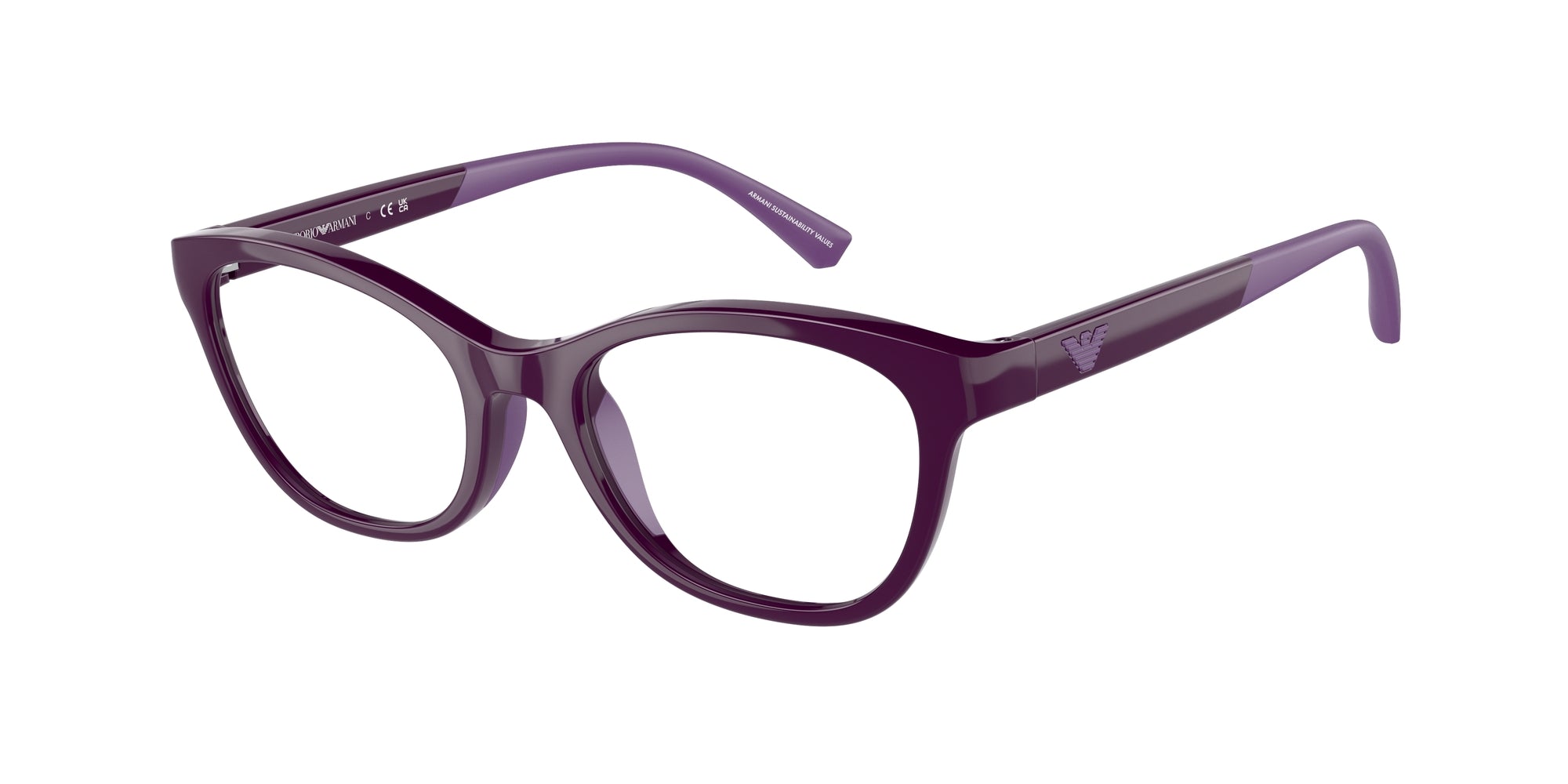 Emporio Armani Bambino Emporio Armani EK3204 5115 Montature da vista bambino Iniettato Viola Cat Eye Normale Emporio Armani Bambino Emporio Armani EK3204 5115 Montature da vista bambino Iniettato Viola Cat Eye Normale