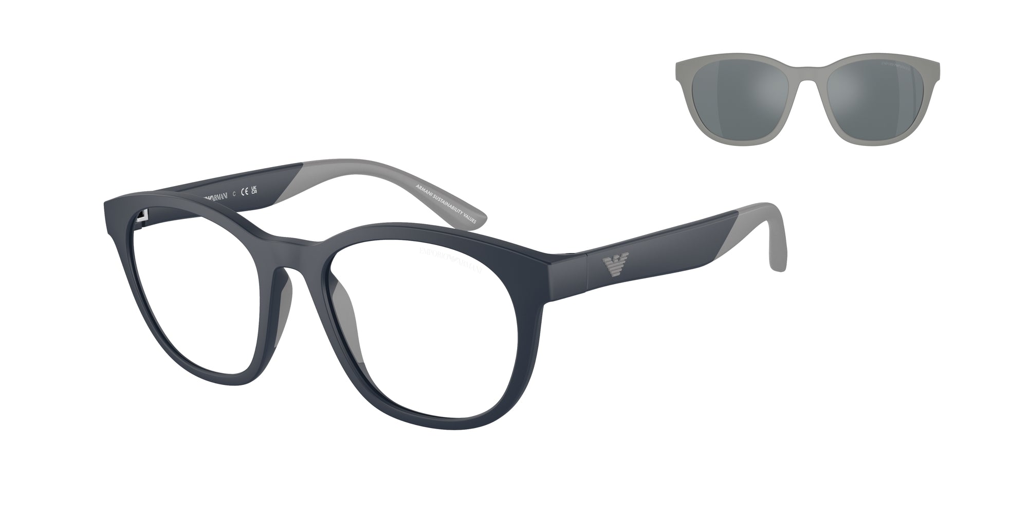 Emporio Armani Bambino Emporio Armani EK4001 50881W Occhiali da sole bambino Iniettato Blu Trasparente Pantos Normale Emporio Armani Bambino Emporio Armani EK4001 50881W Occhiali da sole bambino Iniettato Blu Trasparente Pantos Normale
