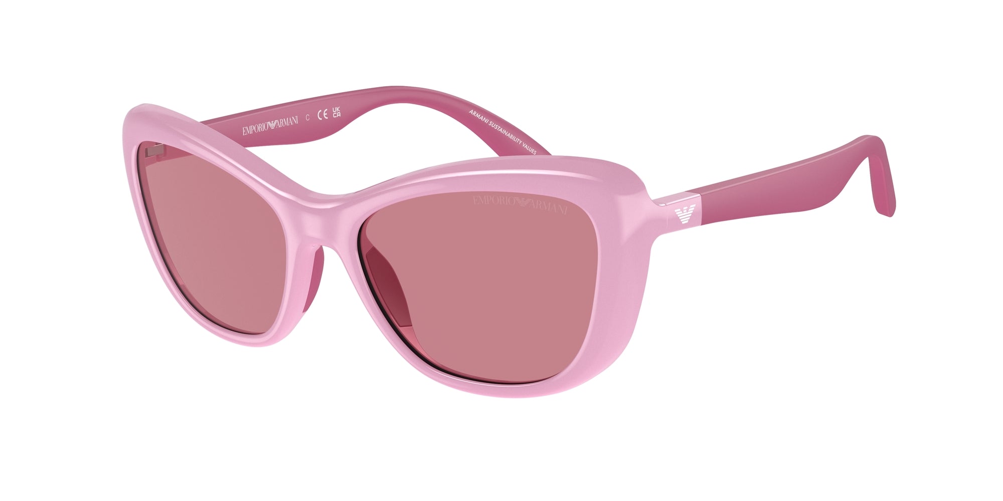 Emporio Armani Bambino Emporio Armani EK4004 613069 Occhiali da sole bambino Iniettato Rosa Viola Farfalla Normale Emporio Armani Bambino Emporio Armani EK4004 613069 Occhiali da sole bambino Iniettato Rosa Viola Farfalla Normale