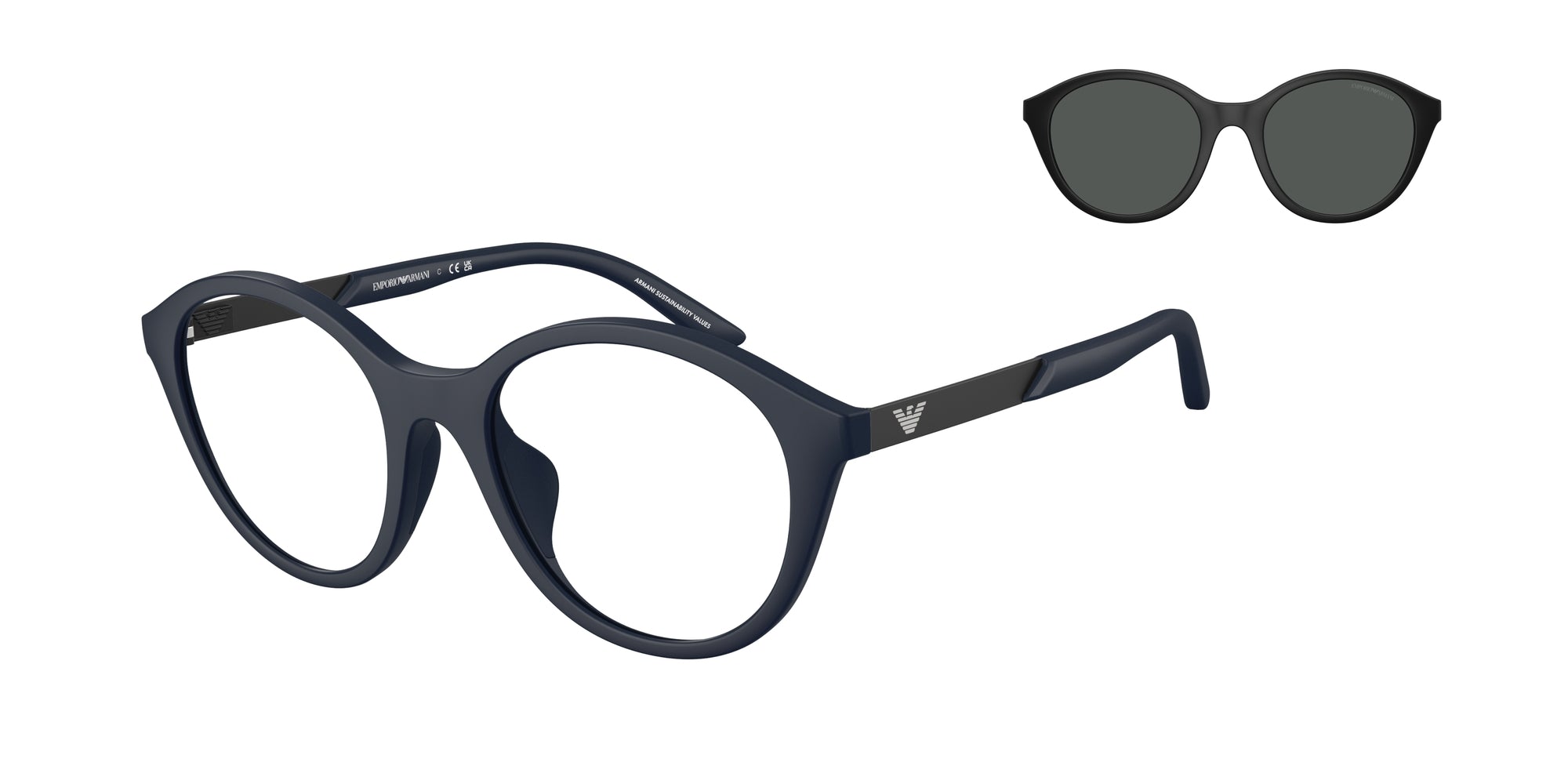 Emporio Armani Bambino Emporio Armani EK4005U 50881W Occhiali da sole bambino Iniettato Blu Trasparente Rotonda Normale Emporio Armani Bambino Emporio Armani EK4005U 50881W Occhiali da sole bambino Iniettato Blu Trasparente Rotonda Normale