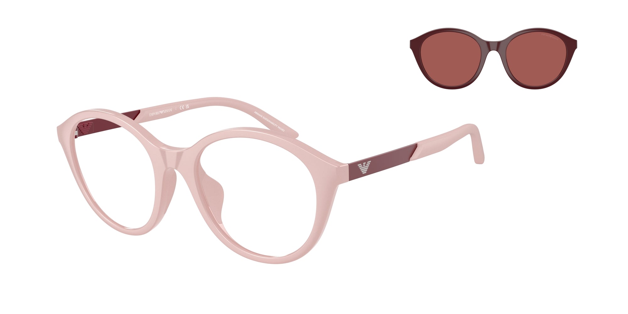 Emporio Armani Bambino Emporio Armani EK4005U 62751W Occhiali da sole bambino Iniettato Rosa Trasparente Rotonda Normale Emporio Armani Bambino Emporio Armani EK4005U 62751W Occhiali da sole bambino Iniettato Rosa Trasparente Rotonda Normale