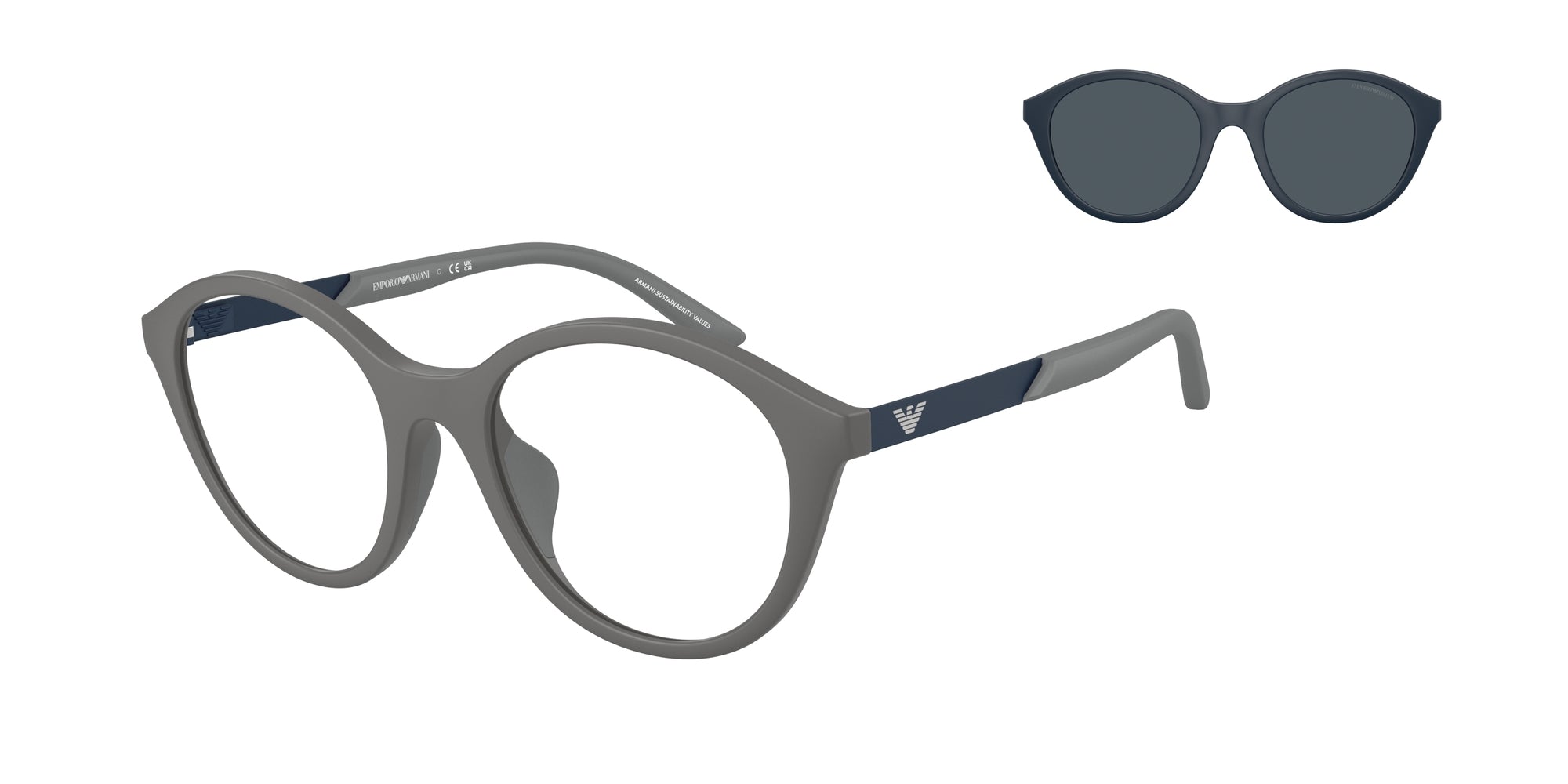 Emporio Armani Bambino Emporio Armani EK4005U 62771W Occhiali da sole bambino Iniettato Grigio Trasparente Rotonda Normale Emporio Armani Bambino Emporio Armani EK4005U 62771W Occhiali da sole bambino Iniettato Grigio Trasparente Rotonda Normale