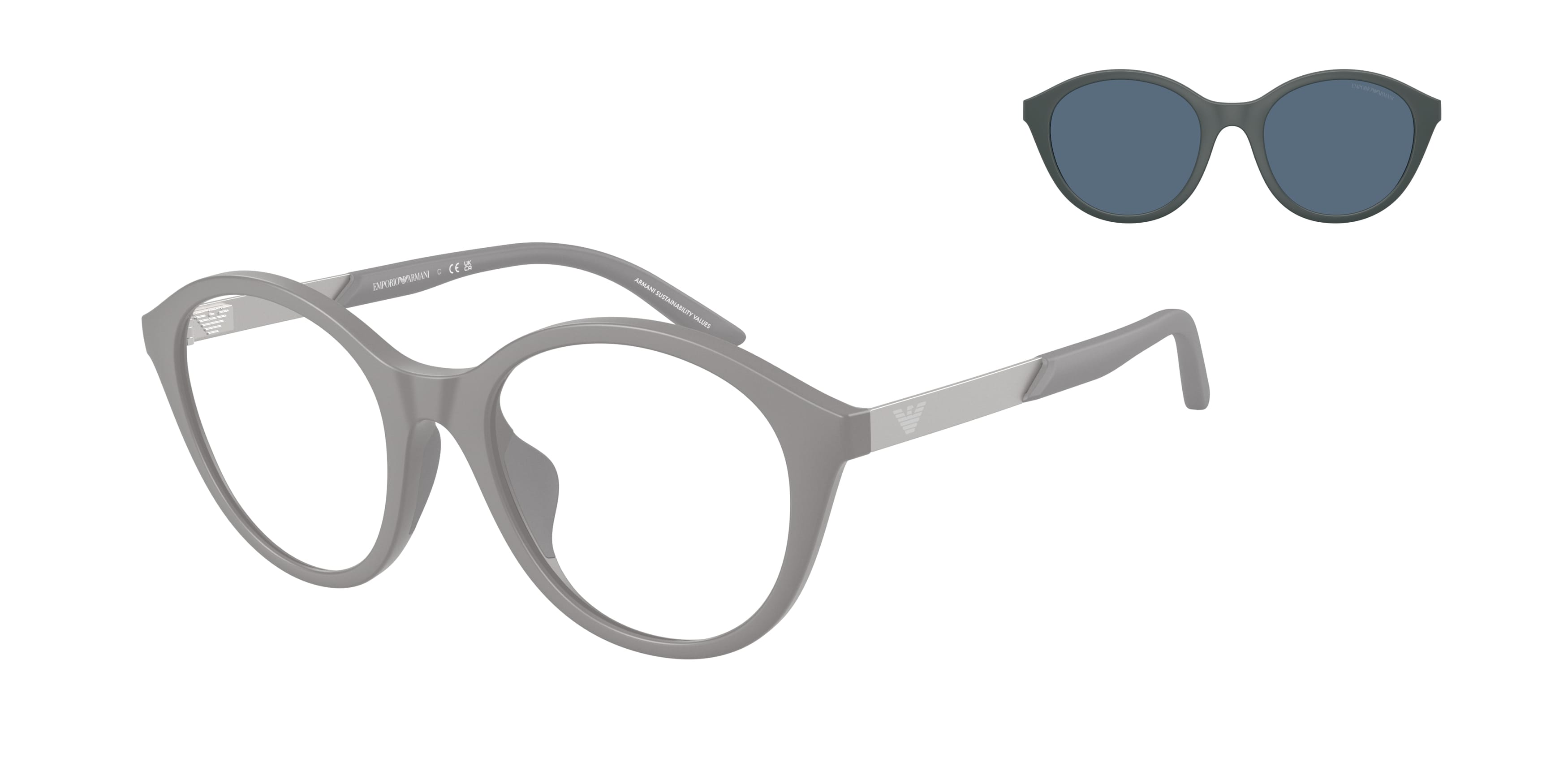 Emporio Armani Bambino Emporio Armani EK4005U 63481W Occhiali da sole bambino Iniettato Grigio Trasparente Rotonda Normale Emporio Armani Bambino Emporio Armani EK4005U 63481W Occhiali da sole bambino Iniettato Grigio Trasparente Rotonda Normale
