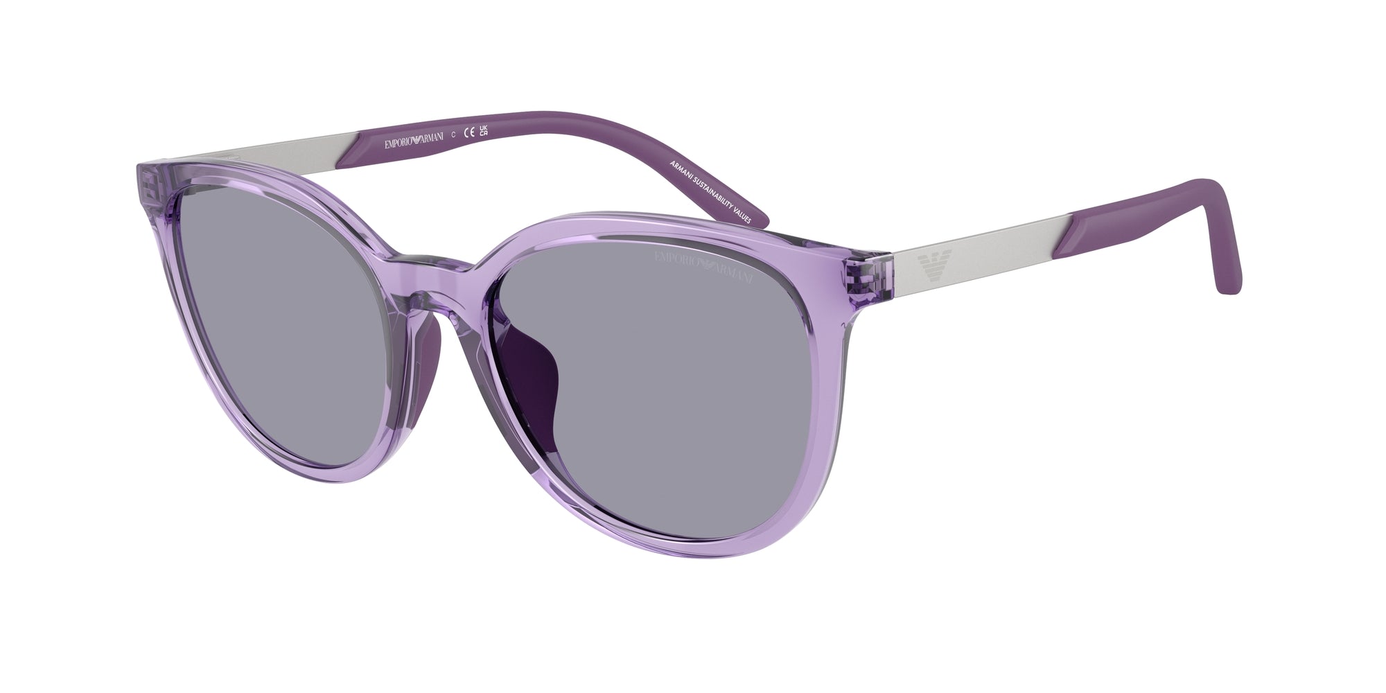 Emporio Armani Bambino Emporio Armani EK4007U 628080 Occhiali da sole bambino Iniettato Viola Blu Cat Eye Normale Emporio Armani Bambino Emporio Armani EK4007U 628080 Occhiali da sole bambino Iniettato Viola Blu Cat Eye Normale