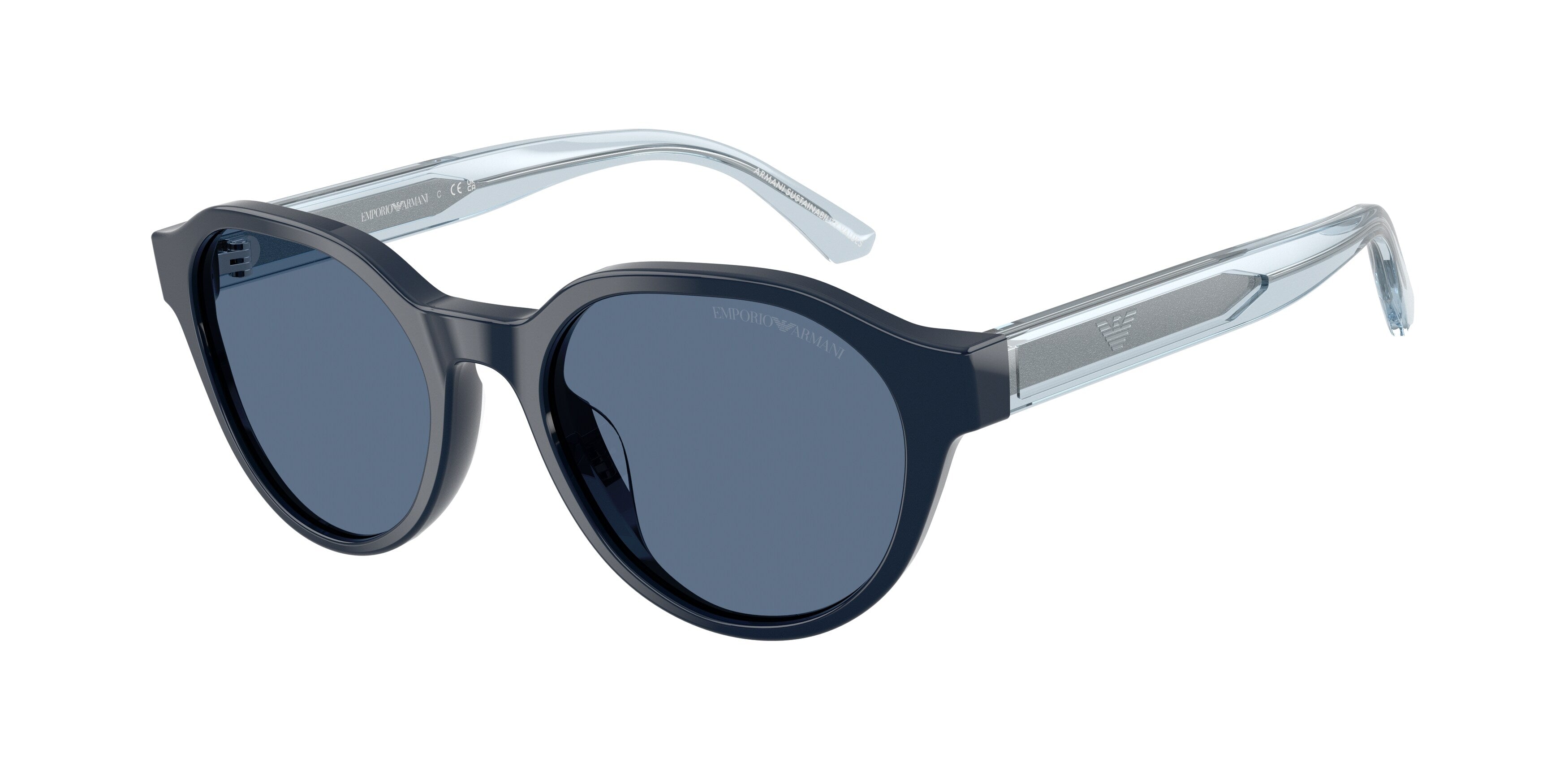 Emporio Armani Bambino Emporio Armani EK4008U 638280 Occhiali da sole bambino Acetato Blu Blu Pantos Normale