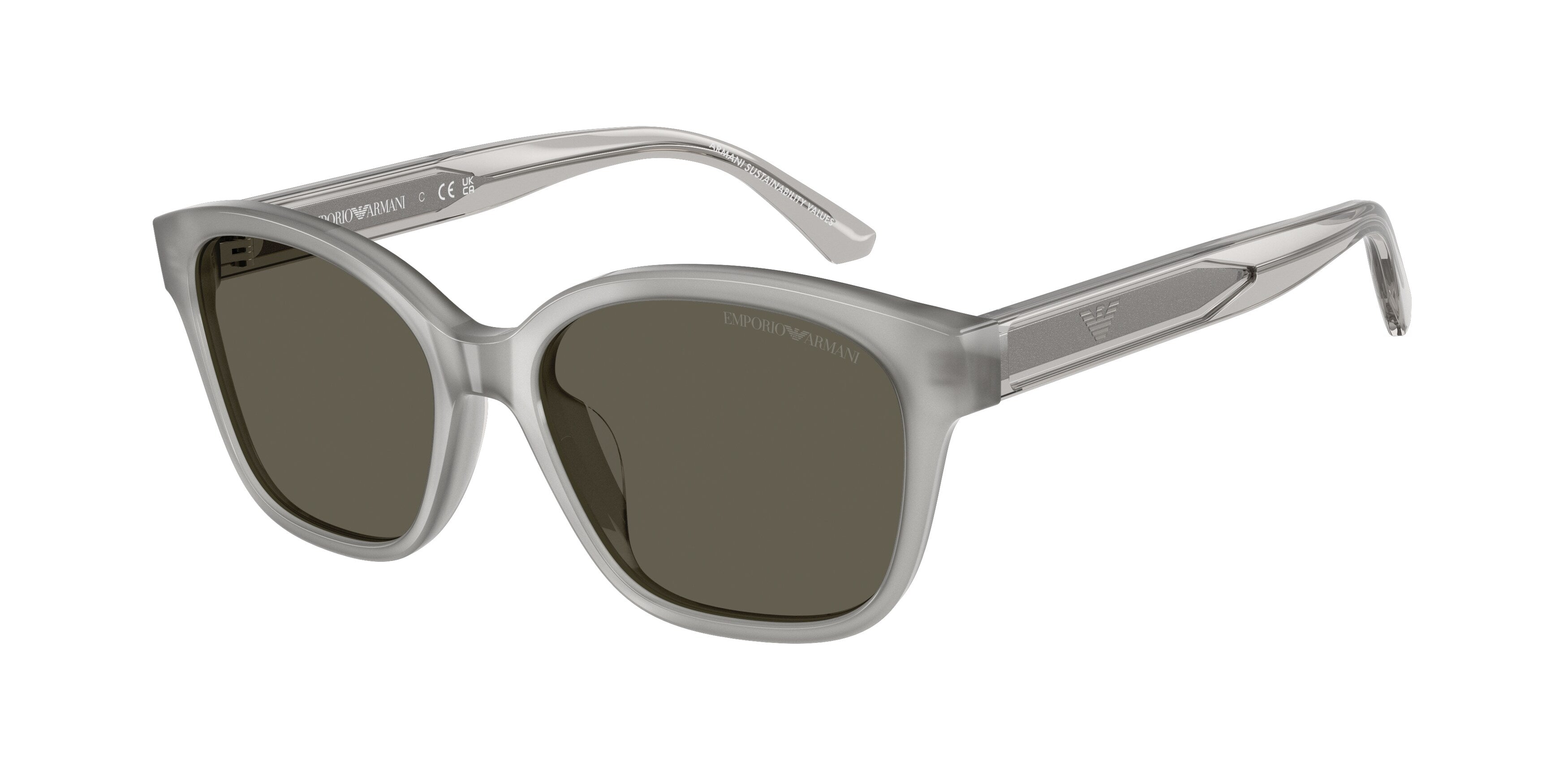 Emporio Armani Bambino Emporio Armani EK4009U 638693 Occhiali da sole bambino Acetato Grigio Marrone Cat Eye Normale Emporio Armani Bambino Emporio Armani EK4009U 638693 Occhiali da sole bambino Acetato Grigio Marrone Cat Eye Normale